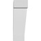 Ekena Millwork 5-in. W x 12-in. D x 16-in. H Burlington Architectural Grade PVC Knee Brace BRCP05X12X16BUR - alternate 4
